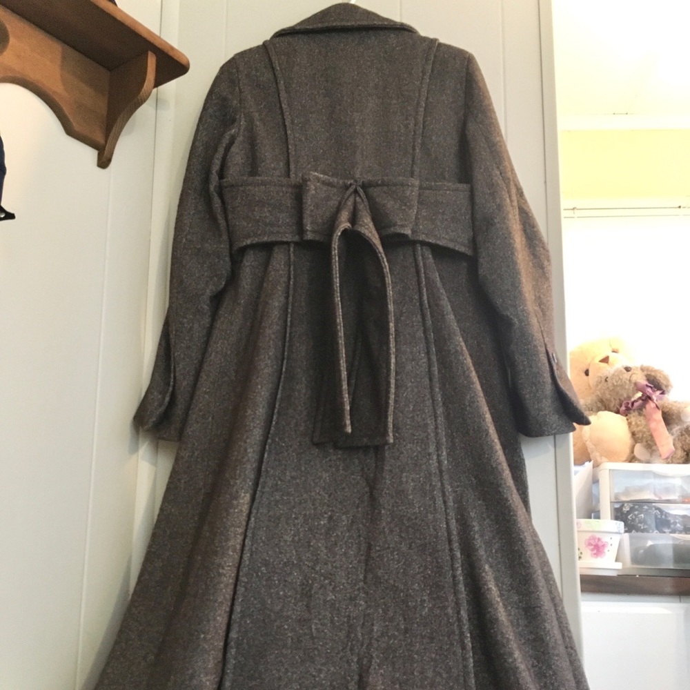 *SOLD*Vintage-style, Max Azria , long wool coat